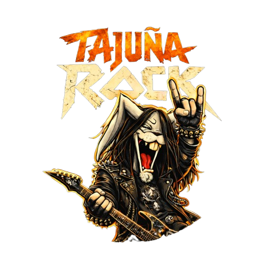 Logotipo Tajuña Rock con conejo